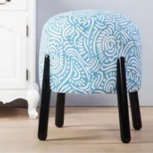 Modern Minimalist <b>Stool</b> and <b>Ottoman</b> with Soft Cushion for Living Room Home Furniture for Hotel Leisure Facilities Farmhouse - Product Image 3