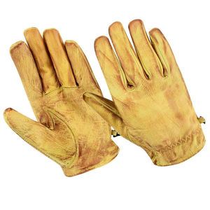 Gants de mode en cuir de vachette grainé de qualité supérieure avec logo personnalisé, gants de conduite, fonctions anti-coupure et anti-impact, gants de mode en cuir - Product Image 1