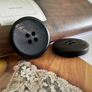 กระดุมเปล่าทำจากเขาควายธรรมชาติสำหรับอุปกรณ์ตกแต่งเสื้อผ้า คุณภาพสูง - Product Image 4