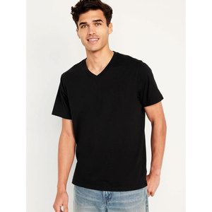 Camiseta Lisa de Algodón 100 % de 230 g/m² para Hombre, Cuello en V, Ajuste Normal, Personalizable, de Alta Calidad - Product Image 4