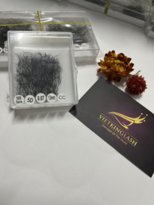 Extensions de cils volume faites à la main Wispy Promade Loose Fans, cils préfabriqués effilés en gros, grande boîte, vente en gros, logo personnalisé OEM - Product Image 3