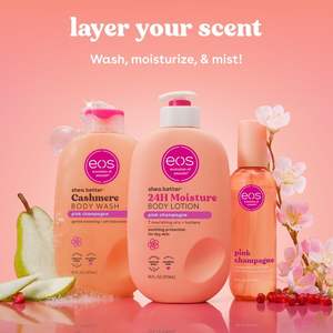 Ensemble de soins corporels parfumés à la crème de champagne rose, gel douche hydratant, lotion et brume parfumée, coffret cadeau pour le soin de la peau - Product Image 2