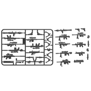 Giocattoli Militari della Seconda Guerra Mondiale: Mitragliatrice e Armi, Soldatini, Accessori per Armi da Fuoco, Set di Costruzioni in Miniatura dell'Esercito - Product Image 4