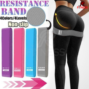 Non Slip Leather Elastic Hip Circle Booty <b>Bands</b> <b>Workout</b> Resistance <b>Bands</b> for Legs and Butt Exercise - Product Image 2