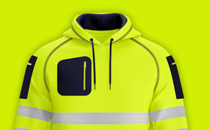 Sudaderas de Alta Visibilidad Hechas a Medida en Fábrica, Ropa de Trabajo Reflectante de Alta Visibilidad para la Construcción en Venta - Product Image 5