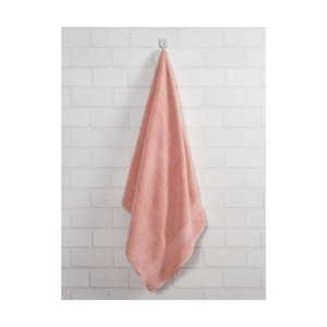 Peach Durable Léger 60x120cm 400GSM Coton Serviettes De Bain Brodé Séchage Rapide Doux Parfait Pour Gym Voyage Et Usage Quotidien - Product Image 1