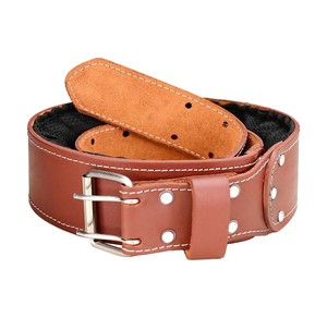 Ceinture à outils en cuir grainé de qualité supérieure, personnalisée, avec rembourrage en mousse, ceinture de travail pour hommes, construction, charpentier, électricien - Product Image 3