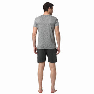 Conjuntos transpirables de verano para hombre con pantalones cortos y camisas para venta al por mayor conjuntos de algodón de moda para hombre con pantalones cortos y camisas con servicio - Product Image 5