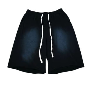 Short Homme Confortable Décontracté Délavé à l'Acide Couleur Personnalisée XS Taille Tissu Éponge Vintage Solide Design High Street Simple Plain - Product Image 1