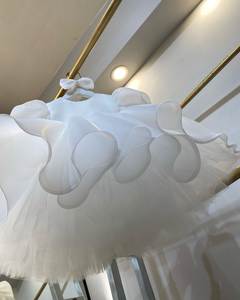 Hermoso Vestido de Primavera para Niñas con Vuelo Completo, Vestido Maxi con Mangas Abullonadas de FABZONE - Product Image 2