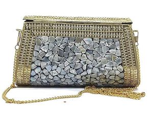 Bolso de mano de Metal mosaico para hacer una declaración, bolso de noche de lujo para cada evento, bolso de mano, bolso de mosaico para mujer, precio asequible - Product Image 3