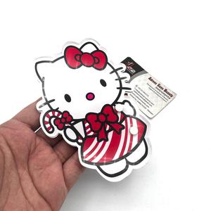 Noël dessin animé acrylique cils tuile outil de beauté en gros Logo personnalisé impression Hello Kitty cils tuile avec pince à épiler - Product Image 5