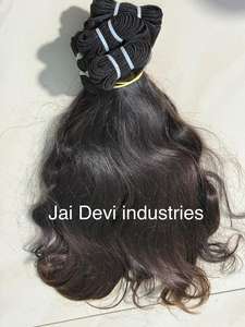 Venta al por mayor de extensiones de cabello humano Remy indio sin procesar de visón virgen crudo de color natural proveedor de confianza - Product Image 4