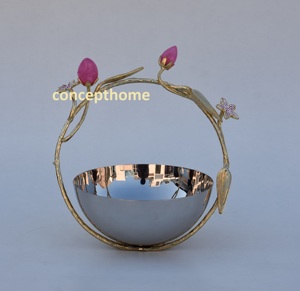 Tazón para Servir Multifuncional Personalizado de Acero Inoxidable Hecho a Mano y Ecológico para Uso en el Hogar y Hoteles, Apto para Horno, para Frutos Secos y Frutas - Product Image 5