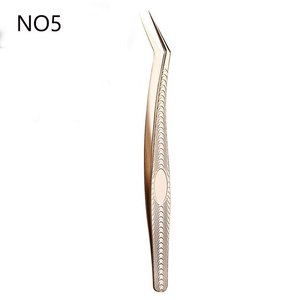 Pince à cils en acier inoxydable Best Grip avec pointe en fibre pour la production de marque privée - Product Image 5