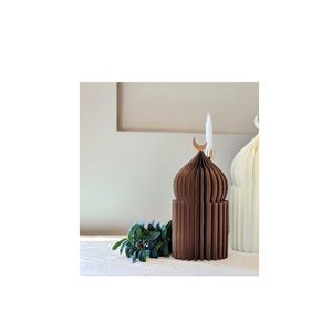 Classic Islamic <b>lantern</b> design metal Ramadan centerpiece perfect for home mosque or religious institution decor - Product Image 6
