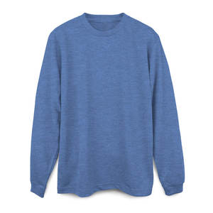 Breathable Combed Cotton Long Sleeve <b>T</b>-<b>Shirt</b> Women Loose <b>Large</b> Size Colors Pure Full Sleeve <b>T</b>-<b>Shirt</b> - Product Image 1