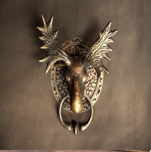 เคาะประตูสิ่งมีชีวิตที่เป็นตำนานทองเหลืองอย่างละเอียดด้วยการออกแบบที่ซับซ้อนมีจำหน่ายในราคาขายส่ง - Product Image 2