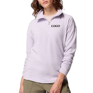 Sudadera de Mujer con Mangas Largas, Diseño de Logotipo Personalizado con Cuello de Cremallera, Precio al por Mayor para Compradores al por Mayor, Diseño Casual de Invierno - Product Image 1