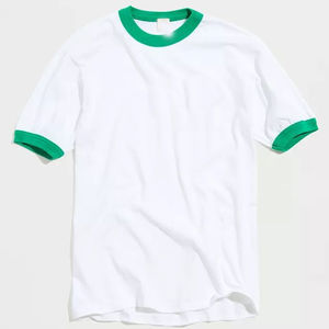 100% coton impression personnalisée t-shirt hommes bas quantité minimale de commande propre conception marque personnalisée Logo sonnerie t-shirt - Product Image 6