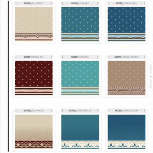 Tapis de prière pour mosquée, tapis mural moderne à motifs floraux, à poils longs, avec dos en jute rembourré, en polyester, fabriqué en Turquie, pour la maison, le salon - Product Image 1