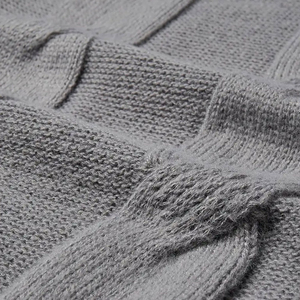 Pull en maille décontracté personnalisé pour homme, coupe ajustée, chaud, 100% coton, doux, manches longues, mode d'hiver, col rond, devant - Product Image 3