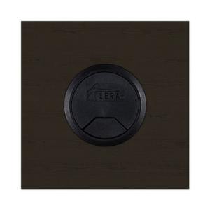 Alera ALEVA256024ES Organiseur de bureau sur pied de type Espresso, série Valencia, 59,13 po. X 23,63 pouces X 29,5 pouces Credenza Shell - Product Image 5