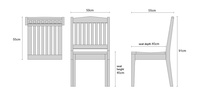 Ensemble de table et chaises de salle à manger en teck, pliables, portables, modernes et luxueuses, pour l'extérieur, pour la terrasse et le parc
