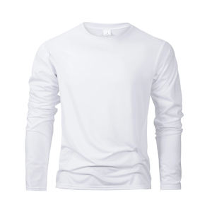 T-shirt pour homme personnalisé, design sur mesure, 100% polyester, manches longues, style tendance, anti-rides - Product Image 1