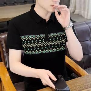 Nouvelles chemises pour hommes à manches courtes de golf, en polyester/coton respirant, de haute qualité, avec logo personnalisé, design OEM en gros, nouvelle collection 2025 - Product Image 4