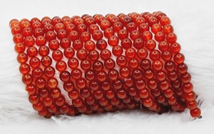 Wholesale Natural Red Color Red Onyx 8mm Round Healing <b>Beads</b> Loose <b>Beads</b> for Jewelry Making <b>Meditation</b> - Product Image 3