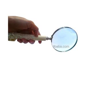 Lupa de mango de madera portátil y duradera moderna para leer monedas, sellos de joyería, coleccionables, Hobby Work Craft Projects - Product Image 1