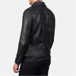 Vestes en cuir d'hiver à design personnalisé pour hommes Nouveau style décontracté avec col montant et tissu en toile de haute qualité - Product Image 4