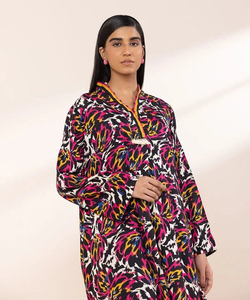 Vestido de césped árabe impreso para mujer El mejor diseño Impreso digital Verano e invierno Kurtis OEM con servicio para ropa de fiesta - Product Image 5