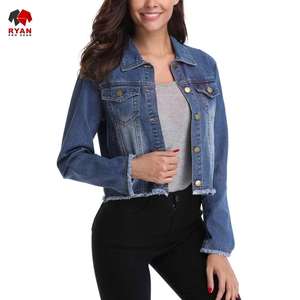 Veste en jean matelassée Ryan Pro Gear pour femme avec fermeture à bouton en tissu respirant Options de logo personnalisé - Product Image 1