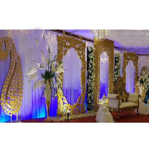 Decoración de escenario de recepción de boda elegante Fiji decoración de escenario de boda asiática decoración de escenarios de boda - Product Image 1