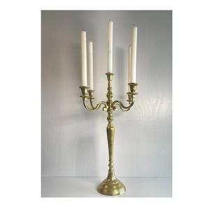 Ornamental Metal <b>Candelabra</b> with Sophisticated Shape Ideal for Romantic Decor Dining Centerpieces and Warm Ambience - Product Image 5