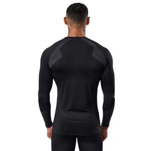 Haut de compression durable à manches longues pour hommes, idéal pour l'entraînement MMA, la salle de sport et le fitness - Product Image 2