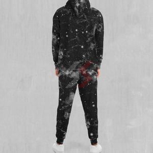 Nouveauté Survêtement de course pour homme, style urbain décontracté, respirant, 100% coton, hiver, uni, impression par sublimation - Product Image 2