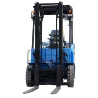 Chariot élévateur électrique WOMI CPD15 1,5 tonne avec rayonnages de stockage, batterie plomb-acide, déplaceur latéral hydraulique - Chariot de manutention personnalisable pour la logistique