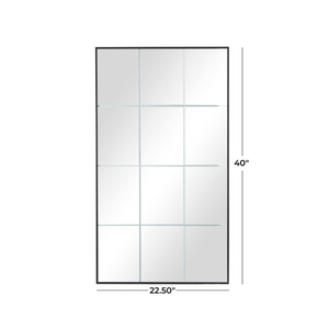 Newly Designed Black Metal Grid Style <b>Panel</b> Wall <b>Mirror</b> for Decorative Home Living Room Decor Gold Metal Wall <b>Mirror</b> - Product Image 5