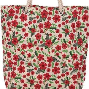 Sac fourre-tout pour femme en jute Poignée en corde torsadée Motifs sérigraphiés Fermeture écologique Épaule Shopping Plage Utilisation Fabriqué en Inde - Product Image 5