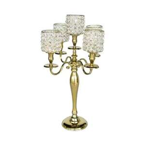 Candélabres Menorah antiques en métal à bras multiples Bougeoirs Menorah juive Religions Candélabres - Product Image 1