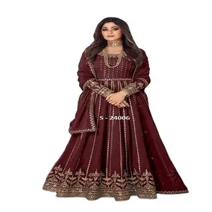 Hot Bán Váy Cưới Salwar Kameez Cho Đảng Mặc Có Sẵn Với Giá Bán Buôn Từ Ấn Độ Xuất Khẩu Salwar Kameez Thiết Kế