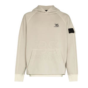 Sweat à capuche coupe ajustée en coton 100% de haute qualité pour hommes dernière conception teinte unie pour l'hiver - Product Image 1