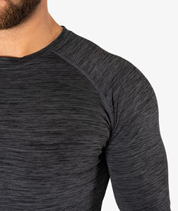 เสื้อยืดเข้ารูปผ้าคอตตอน100% สำหรับผู้ชาย,เสื้อยืดทรงยาวเสื้อยืดไม่มีลายเลือกโลโก้ได้ตามต้องการดีไซน์แบบว่างเปล่าผ้าสแปนเด็กซ์ผ้าฝ้าย - Product Image 6