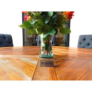 Letrero de Mesa Reservada - Letrero de Asientos para Boda de Doble Cara con Soporte Tipo Carpa - Product Image 6
