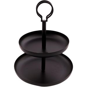 แท่นวางเค้กโลหะสีทองหรูหราพร้อมดีไซน์ทันสมัยคุณภาพสูงและทนทานสำหรับงานแต่งงานและงานจัดแสดงขนมหวาน - Product Image 2