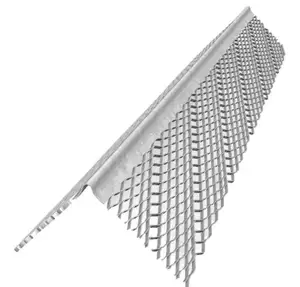 아연 도금 강철 미니 메쉬 코너 비드 각도 비드 인테리어 석고 건물 석고 작업