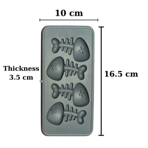 Plateau de crème glacée en forme d'arête de poisson en silicone avec service OEM/ODM au prix d'usine - Product Image 3